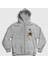 Unisex Gri Cover Pubg Fermuarlı Kapüşonlu Sweatshirt 1