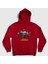 Unisex Kırmızı Team Pubg Kapüşonlu Sweatshirt 1