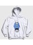 Unisex Beyaz Blue Coat Sans Undertale Kapüşonlu Sweatshirt 1