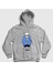 Unisex Gri Blue Coat Sans Undertale Kapüşonlu Sweatshirt 1