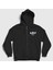 Unisex Siyah Gaster Blasters Undertale Fermuarlı Kapüşonlu Sweatshirt 1