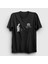 Unisex Siyah İmza Queen Freddie Mercury T-Shirt 1