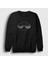 Unisex Siyah Glasses Beatles John Lennon Sweatshirt 1