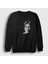Unisex Siyah Self Portrait Beatles John Lennon Sweatshirt 1