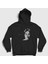 Unisex Siyah Self Portrait Beatles John Lennon Kapüşonlu Sweatshirt 1
