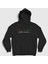 Unisex Siyah Sign Beatles John Lennon Kapüşonlu Sweatshirt 1