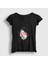 Kadın Siyah Fake Nirvana Kurt Cobain T-Shirt 1