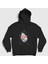 Unisex Siyah Fake Nirvana Kurt Cobain Kapüşonlu Sweatshirt 1
