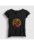 Kadın Siyah Logo Nirvana Kurt Cobain T-Shirt 1