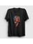 Unisex Siyah Mic Nirvana Kurt Cobain T-Shirt 1