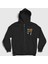 Unisex Siyah Never Nirvana Kurt Cobain Fermuarlı Kapüşonlu Sweatshirt 1