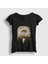 Kadın Siyah Paper Nirvana Kurt Cobain T-Shirt 1