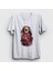 Unisex Beyaz Watercolor Nirvana Kurt Cobain T-Shirt 1