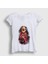 Kadın Beyaz Watercolor Nirvana Kurt Cobain T-Shirt 1