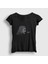 Kadın Siyah Words Nirvana Kurt Cobain T-Shirt 1