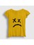 Kadın Sarı Sad Face Lil Peep T-Shirt 1