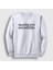 Unisex Beyaz Logo Marilyn Manson Sweatshirt 1