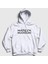 Unisex Beyaz Logo Marilyn Manson Kapüşonlu Sweatshirt 1
