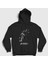 Unisex Siyah Icon Guns N' Roses Slash Kapüşonlu Sweatshirt 1