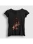Kadın Siyah Les Paul Guns N' Roses Slash T-Shirt 1