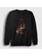 Unisex Siyah Les Paul Guns N' Roses Slash Sweatshirt 1