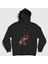 Unisex Siyah Les Paul Guns N' Roses Slash Kapüşonlu Sweatshirt 1