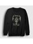 Unisex Siyah Skull Guns N' Roses Slash Sweatshirt 1