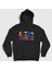 Unisex Siyah Astroworld V2 Travis Scott Kapüşonlu Sweatshirt 1