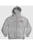Unisex Gri Astroworld V2 Travis Scott Fermuarlı Kapüşonlu Sweatshirt 1