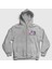 Unisex Gri Astroworld V3 Travis Scott Fermuarlı Kapüşonlu Sweatshirt 1