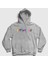 Unisex Gri Astroworld Travis Scott Kapüşonlu Sweatshirt 1
