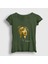 Kadın Haki Angel Tupac Shakur T-Shirt 1