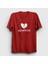 Unisex Kırmızı Broken Heart XXXTentacion T-Shirt 1