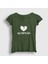 Kadın Haki Broken Heart XXXTentacion T-Shirt 1
