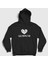 Unisex Siyah Broken Heart XXXTentacion Kapüşonlu Sweatshirt 1