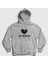 Unisex Gri Broken Heart XXXTentacion Kapüşonlu Sweatshirt 1