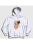 Unisex Beyaz Melting XXXTentacion Kapüşonlu Sweatshirt 1