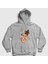 Unisex Gri Melting XXXTentacion Kapüşonlu Sweatshirt 1