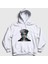 Unisex Beyaz Pray XXXTentacion Kapüşonlu Sweatshirt 1