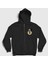 Unisex Siyah Sun XXXTentacion Fermuarlı Kapüşonlu Sweatshirt 1