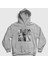 Unisex Gri Three XXXTentacion Kapüşonlu Sweatshirt 1