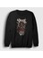 Unisex Siyah Demons Ghost Sweatshirt 1
