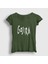 Kadın Haki Logo Gojira T-Shirt 1