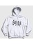 Unisex Beyaz Logo Gojira Kapüşonlu Sweatshirt 1