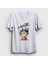 Unisex Beyaz 2D Gorillaz T-Shirt 1
