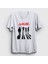 Unisex Beyaz Clockwork Orange Gorillaz T-Shirt 1