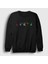 Unisex Siyah Four Colors Gorillaz Sweatshirt 1
