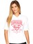 Süperabla Beyaz Kapşonlu Kısa Kollu Kadın T-Shirt 1