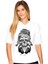 Nepalli Kurukafa Beyaz Kapşonlu Kısa Kollu Kadın T-Shirt 1