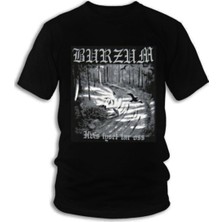 Metal Giyim  Burzum Siyah Erkek Tişört